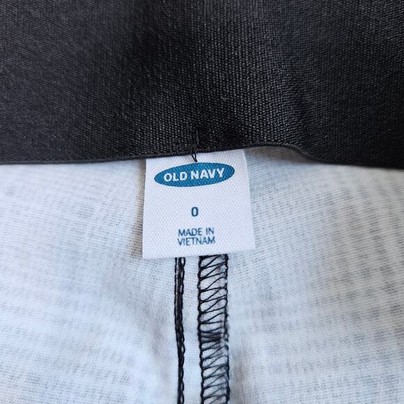 Old Navy Career Wear Business Plaid Pants Black White Size 0 High Rise Cropped - Picture 3 of 12